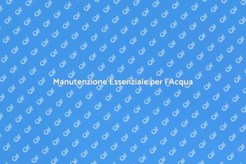 Controllo e Manutenzione Acqua