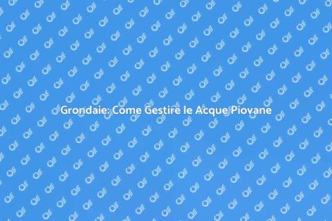 Installazione Grondaie: Raccolta Acque