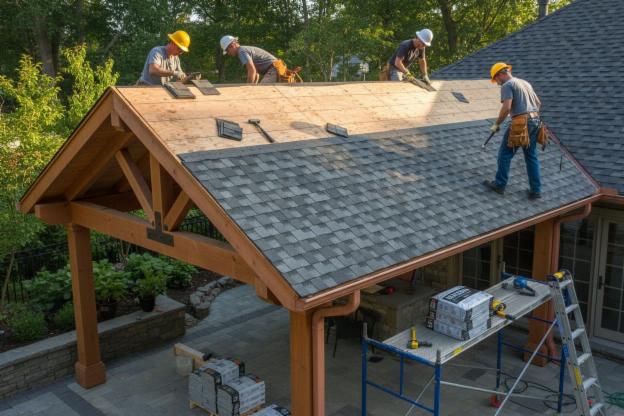Quanto costa costruire una tettoia in scandole di asfalto?
