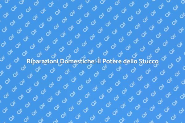 Come Usare lo Stucco in Casa