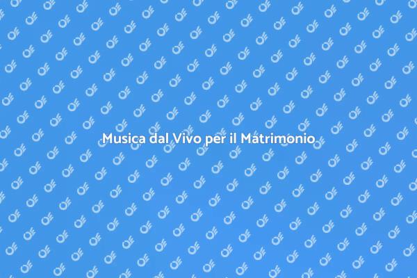 Eleganza Musicale per il Matrimonio