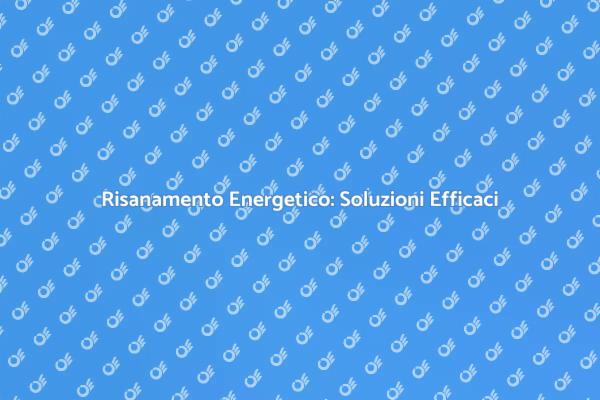 Rivoluzione Energetica per il Tuo Edificio