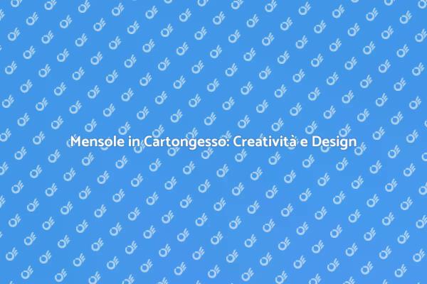 Mensole in Cartongesso: Eleganza e Utilità