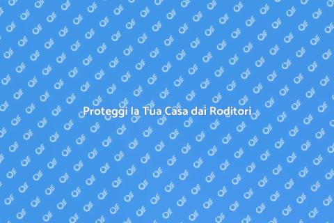 Controllo e Rimozione Roditori