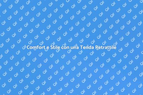 Tenda da Sole Retrattile di Design
