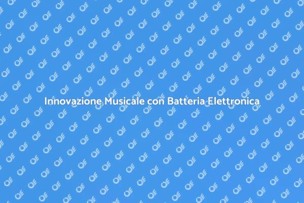 Trasforma la Musica con Batteria Elettronica