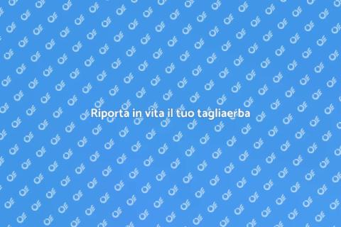 Rimettere in funzione un tagliaerba