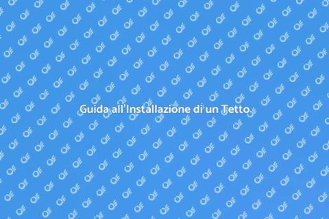 Installare Struttura Nuovo Tetto