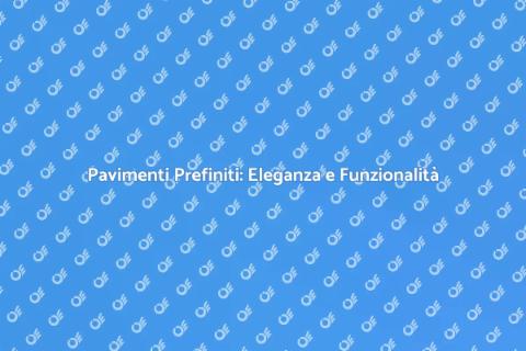 Parquet Industriale Prefinito: Eleganza