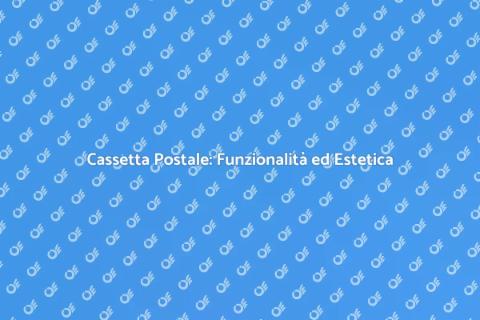 Installazione Cassetta Postale Funzionale