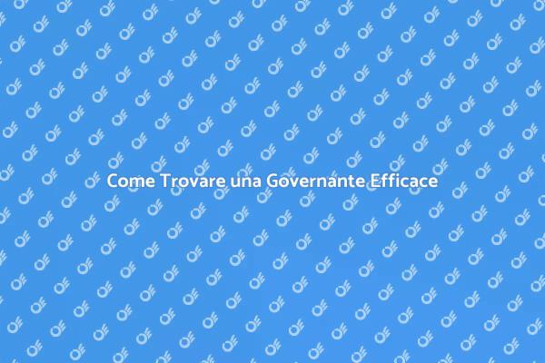 La Tua Governante Ideale Ti Aspetta