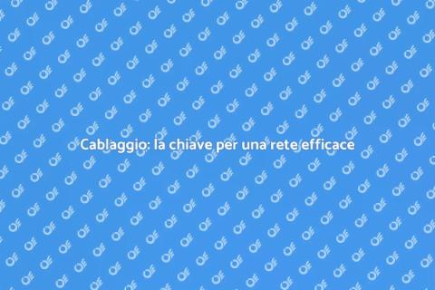 Cablaggio per sistemi informatici