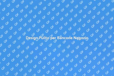 Bancone Negozio Design Minimalista
