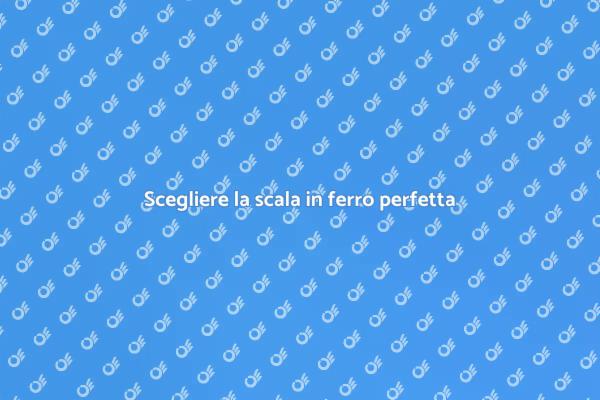 Scala in ferro: stile e funzionalità