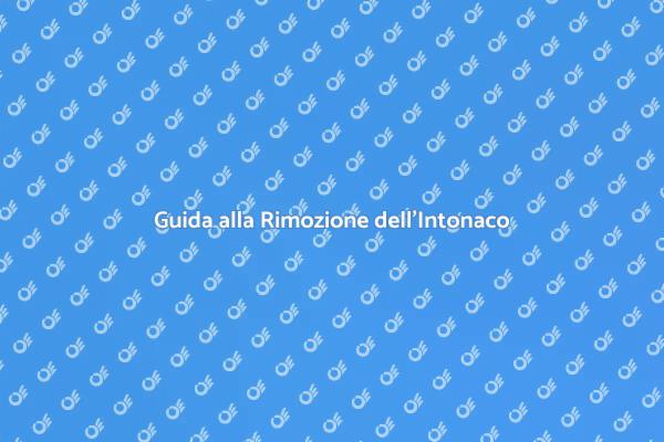 Come Rimuovere Intonaco Granulare