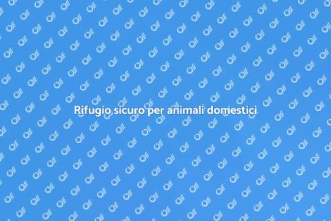 Pensione per animali: rifugio sicuro