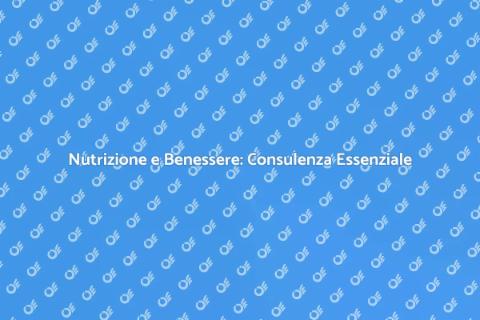 Consulenza Dietologica per una Vita Sana