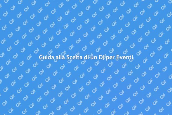 DJ Professionista per Eventi Indimenticabili
