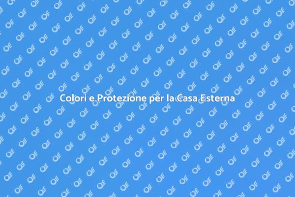 Ristrutturare con la Pittura Esterna