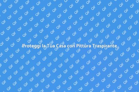 Pittura Muri Esterni Traspirante