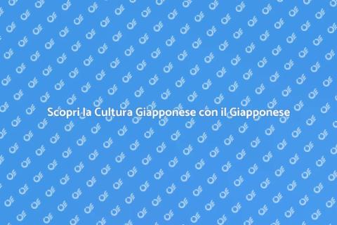 Corso di Giapponese per Cultura Giapponese