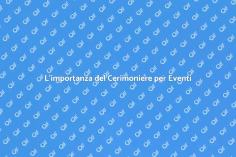 Cerimoniere per un Evento Esclusivo