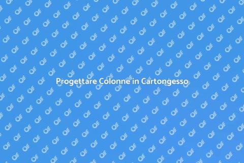 Colonne in Cartongesso Moderne