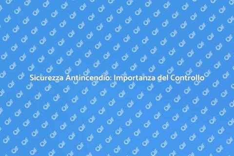 Controllo Certificato Antincendio