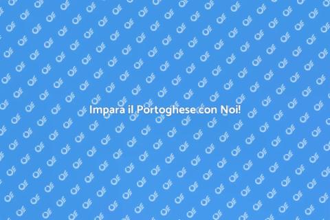 Lezioni di Portoghese Coinvolgenti