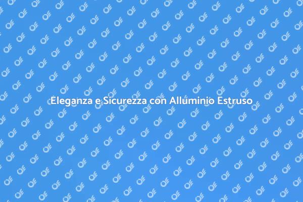 Cancello Elegante in Alluminio Estruso