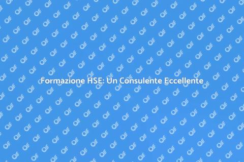 Formazione Consulente HSE Eccellente