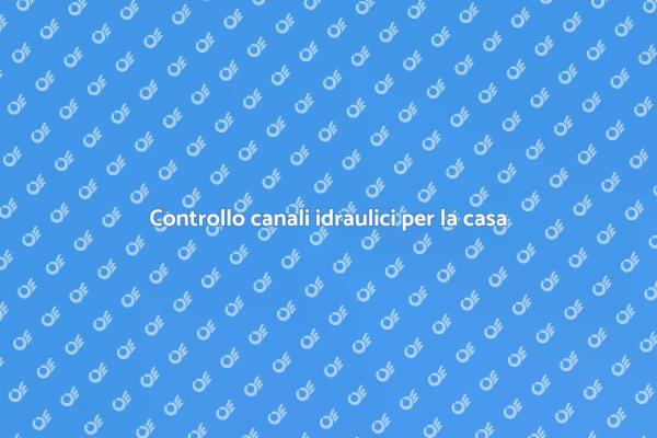 Manutenzione dei canali idraulici