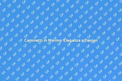 Design Contemporaneo Caminetti Marmo