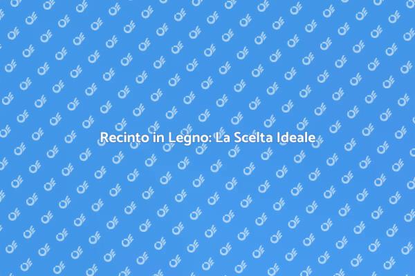 Recinto per Cani: Sicurezza e Comfort