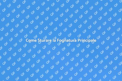 Sturare la Linea Fognaria Principale