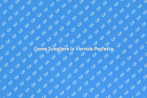 Scegli la Vernice Giusta per Casa