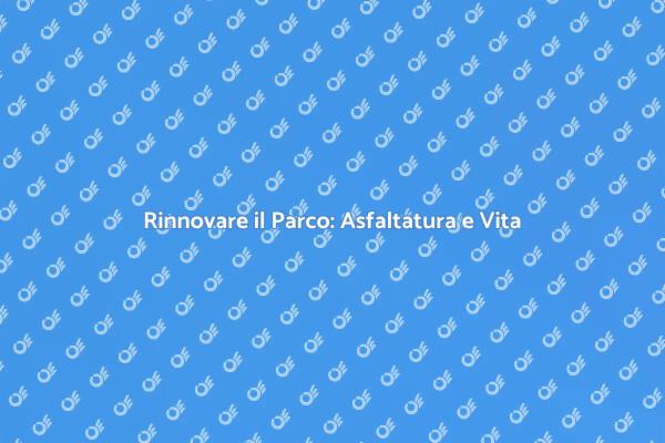 Parco Cittadino: Asfaltatura e Rigenerazione