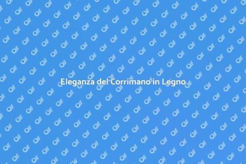 Corrimano in Legno Moderno