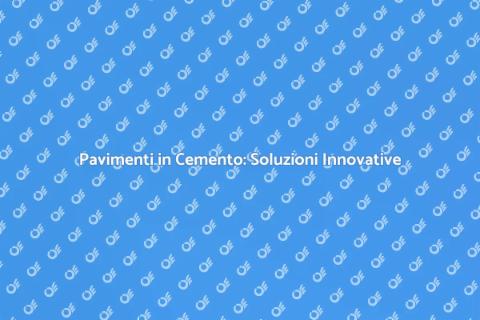 Pavimento in Cemento per l'Industria