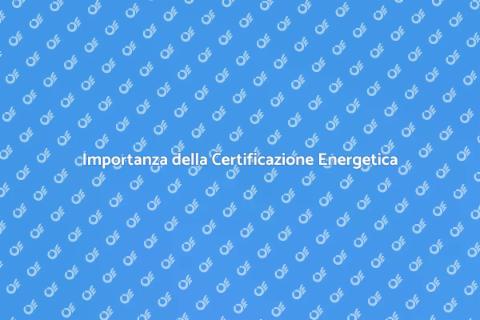 Certificazione Energetica Immobili