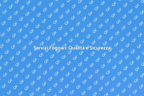 Trattamento Fognature: Servizio Efficace