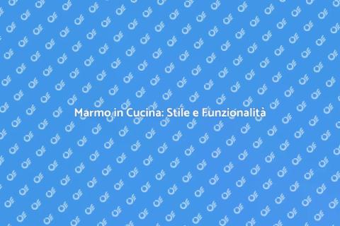 Piano Lavoro in Marmo: Eleganza Unica