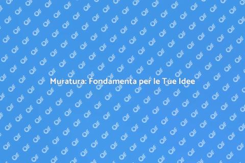 Lavori di Muratura per Ristrutturazioni