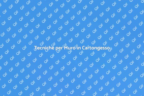 Come Modellare un Muro in Cartongesso