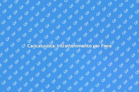 Noleggiare un Caricaturista per Fiere
