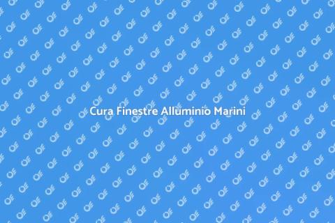 Manutenzione Finestre in Alluminio