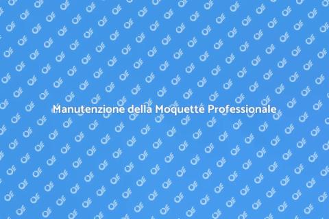 Pulizia Professionale della Moquette
