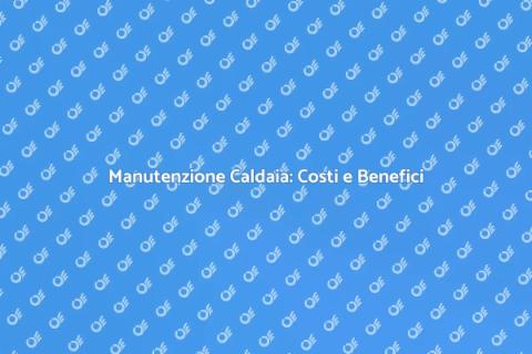 Assistenza Caldaia: Prezzi e Vantaggi