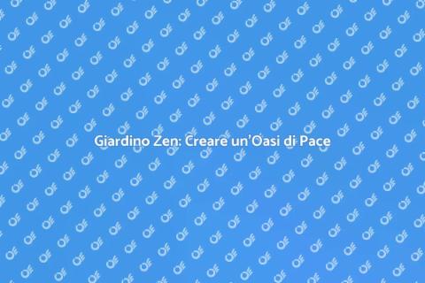 Progettazione Giardino Zen: Armonia