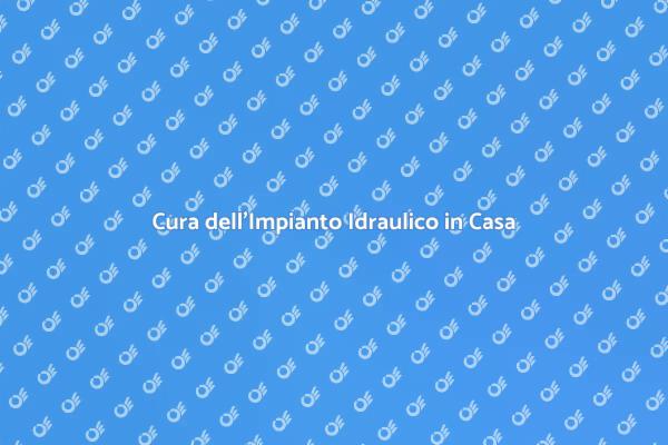 Manutenzione Efficiente dell'Impianto Idraulico